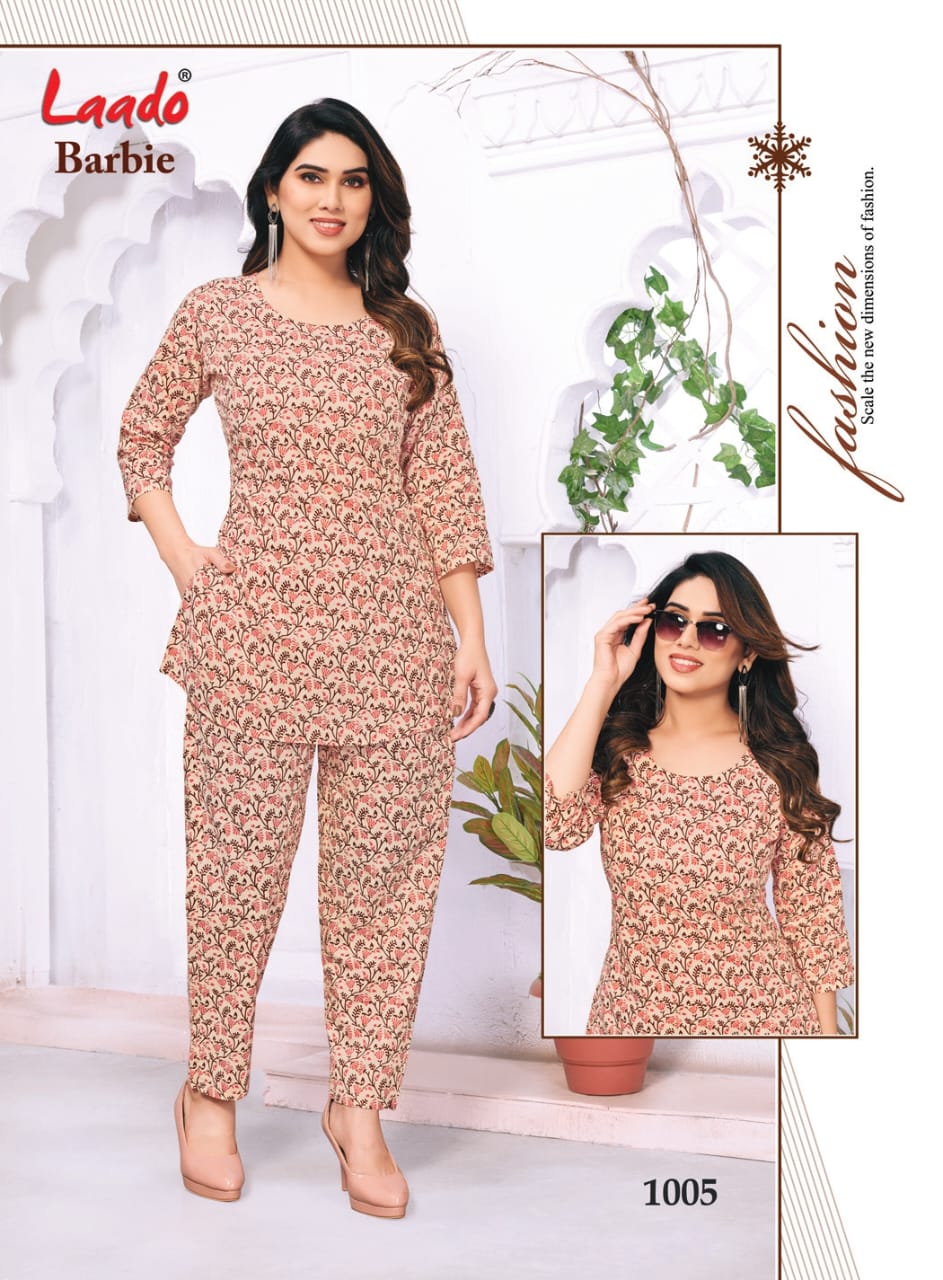 Laado Barbie Vol 1 Western Wear Co Ord Set Catalog
